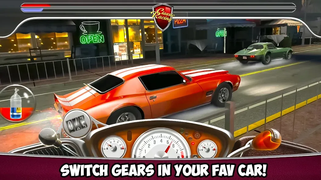 Classic Drag Racing Car Game (Классическая игра на гонках драгрейсинга) [МОД: Деньги, Монеты и Меню MOD] Screenshot 3