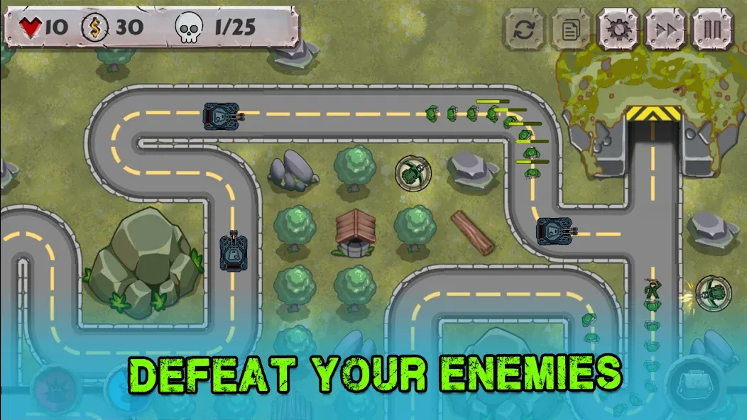 Battle Strategy: Tower Defense [МОД: Все открыто, Дополнительные деньги и Меню MOD] Screenshot 4