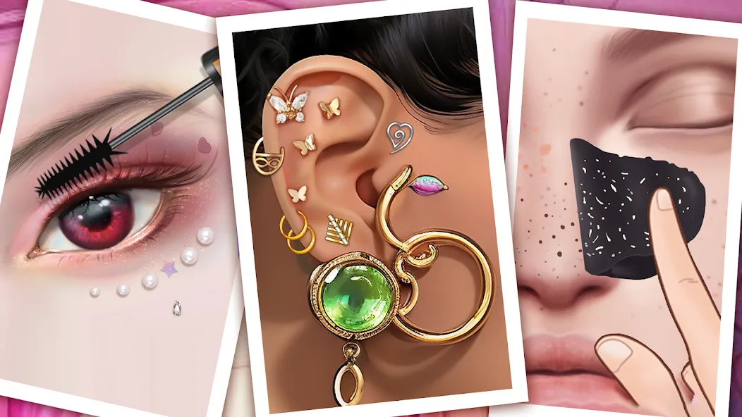 Ear Salon ASMR Ear Wax& Tattoo (АСМР) [МОД: Много монет, Открытые уровни и Мега MOD] Screenshot 4