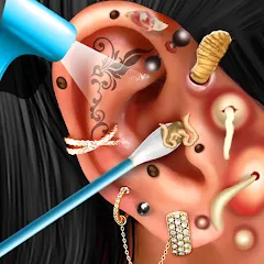 Скачать Ear Salon ASMR Ear Wax& Tattoo (АСМР) [МОД: Много монет, Открытые уровни и Мега MOD] | Взлом Ear Salon ASMR Ear Wax& Tattoo на Андроид