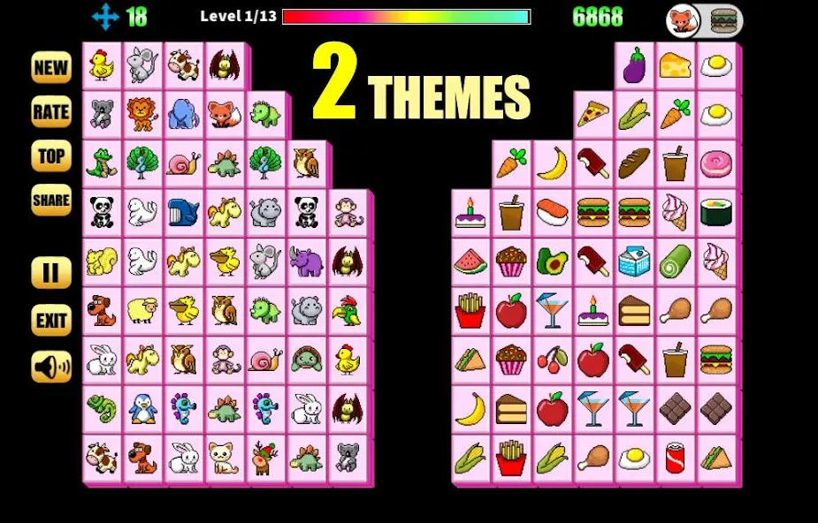 Onet Connect Animal (Онет Коннект животное) [МОД: Все открыто, Дополнительные деньги и Меню MOD] Screenshot 3