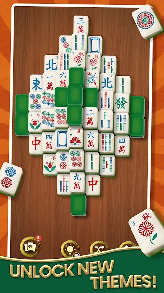 Mahjong Solitaire - Master (Маджонг Солитер) [МОД: Много монет, Открытые уровни и Мега MOD] Screenshot 3