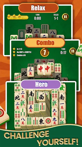 Mahjong Solitaire - Master (Маджонг Солитер) [МОД: Много монет, Открытые уровни и Мега MOD] Screenshot 4