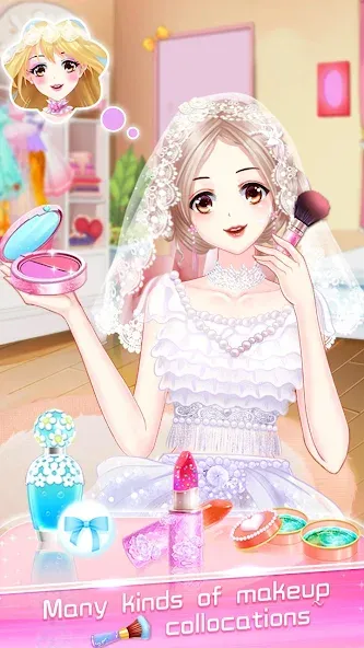 Makeup Bride: Perfect Wedding [МОД: Деньги, Монеты и Меню MOD] Screenshot 1