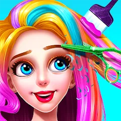 Скачать Girls Hair Salon [МОД: Много монет, Открытые уровни и Мега MOD] | Взлом Girls Hair Salon на Андроид