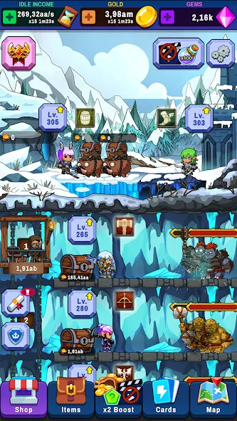 Idle Dungeon Tycoon (Айдл Данжен Тайкун) [МОД: Бесконечные деньги, Монеты и Мега MOD] Screenshot 5