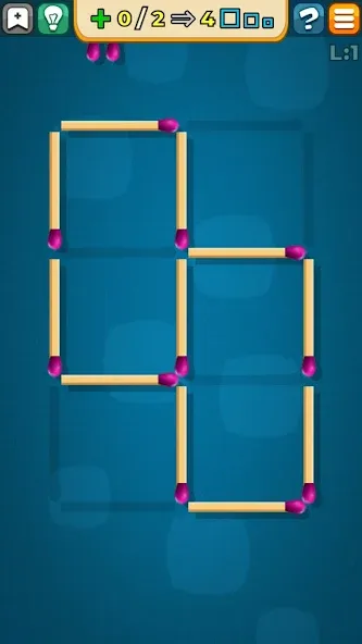 Matches Puzzle Game [МОД: Все открыто, Дополнительные деньги и Меню MOD] Screenshot 2