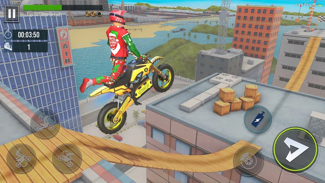 Bike Stunt : Motorcycle Game [МОД: Много монет, Открытые уровни и Мега MOD] Screenshot 2