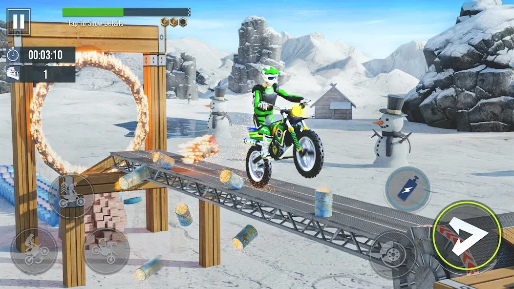 Bike Stunt : Motorcycle Game [МОД: Много монет, Открытые уровни и Мега MOD] Screenshot 4
