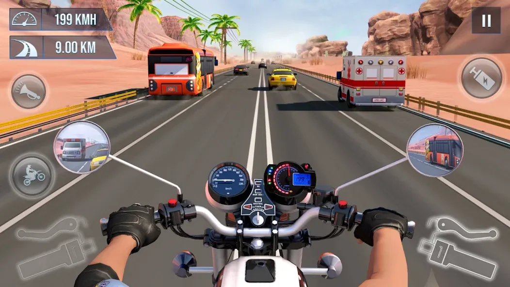 Moto World Tour: Bike Racing [МОД: Все открыто, Дополнительные деньги и Меню MOD] Screenshot 1