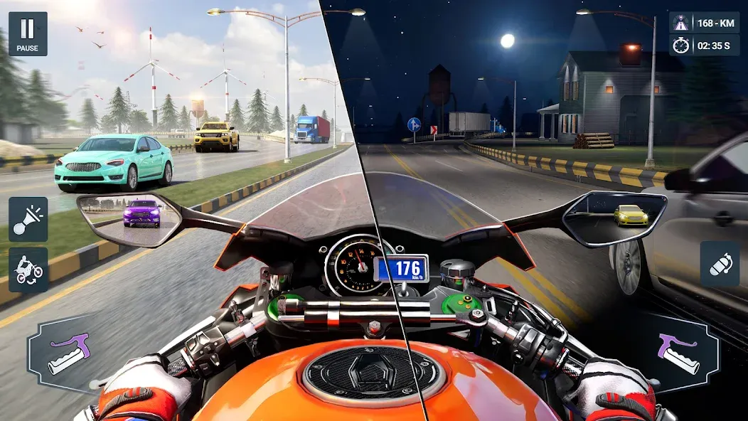 Moto World Tour: Bike Racing [МОД: Все открыто, Дополнительные деньги и Меню MOD] Screenshot 3