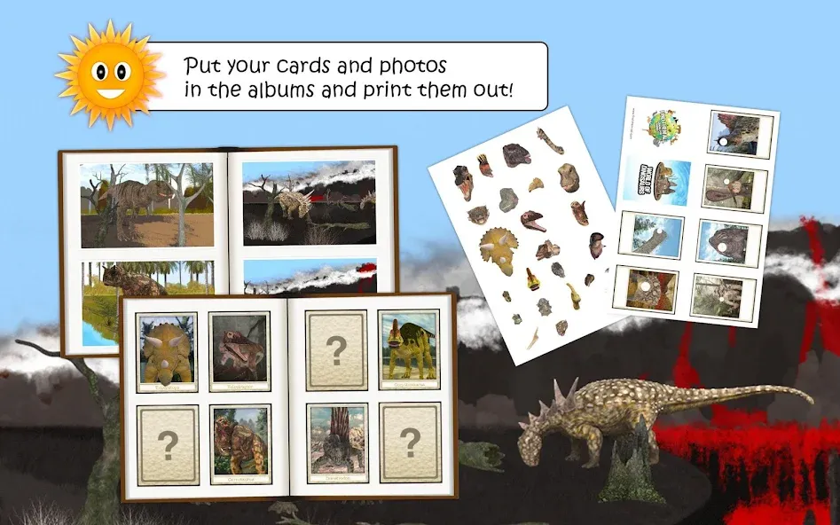 Dinosaurs and Ice Age Animals [МОД: Меню, Бесконечные монеты и Открытые уровни] Screenshot 5