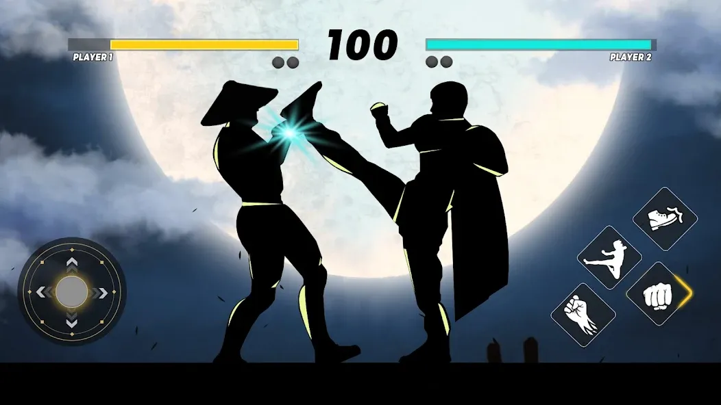 Sword Shadow Fighting Game 3D [МОД: Много монет, Открытые уровни и Мега MOD] Screenshot 3