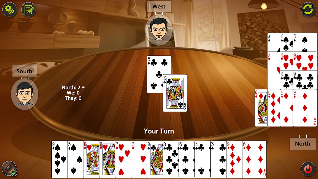 Auction Bridge & IB Card Game [МОД: Все открыто, Дополнительные деньги и Меню MOD] Screenshot 2