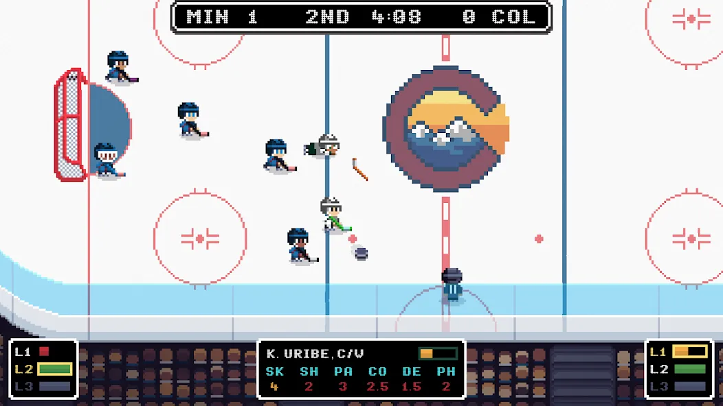 Ice League Hockey (Айс Лиг Хоккей) [МОД: Много монет, Открытые уровни и Мега MOD] Screenshot 3