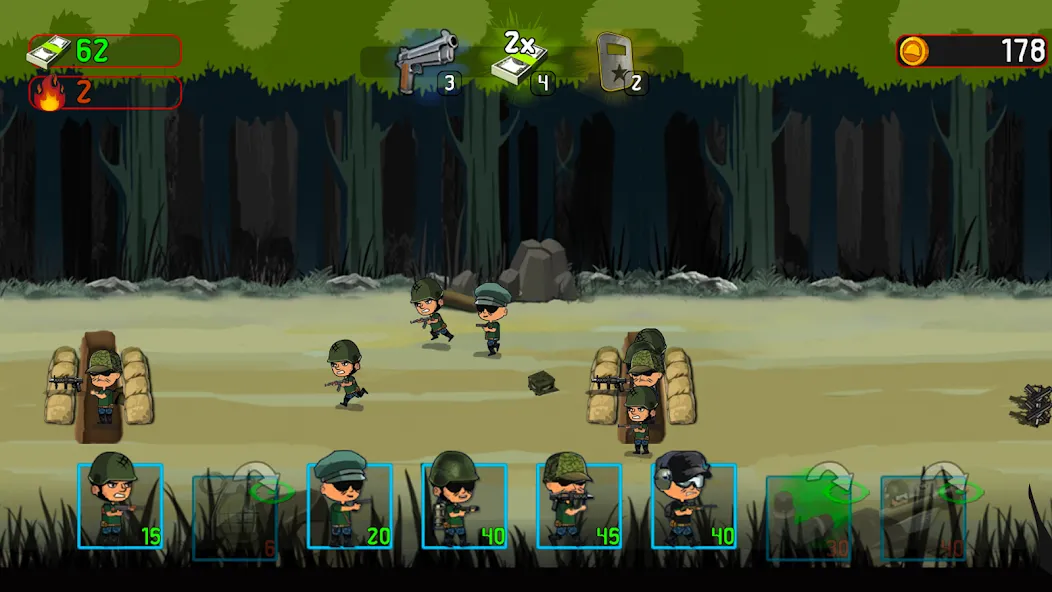 Army War: Military Troop Games [МОД: Много денег, Монет и Все открыто] Screenshot 3
