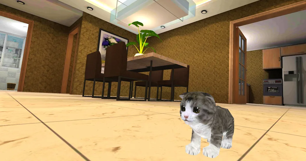 Kitten Cat Simulator 3D Craft [МОД: Меню, Бесконечные монеты и Открытые уровни] Screenshot 2