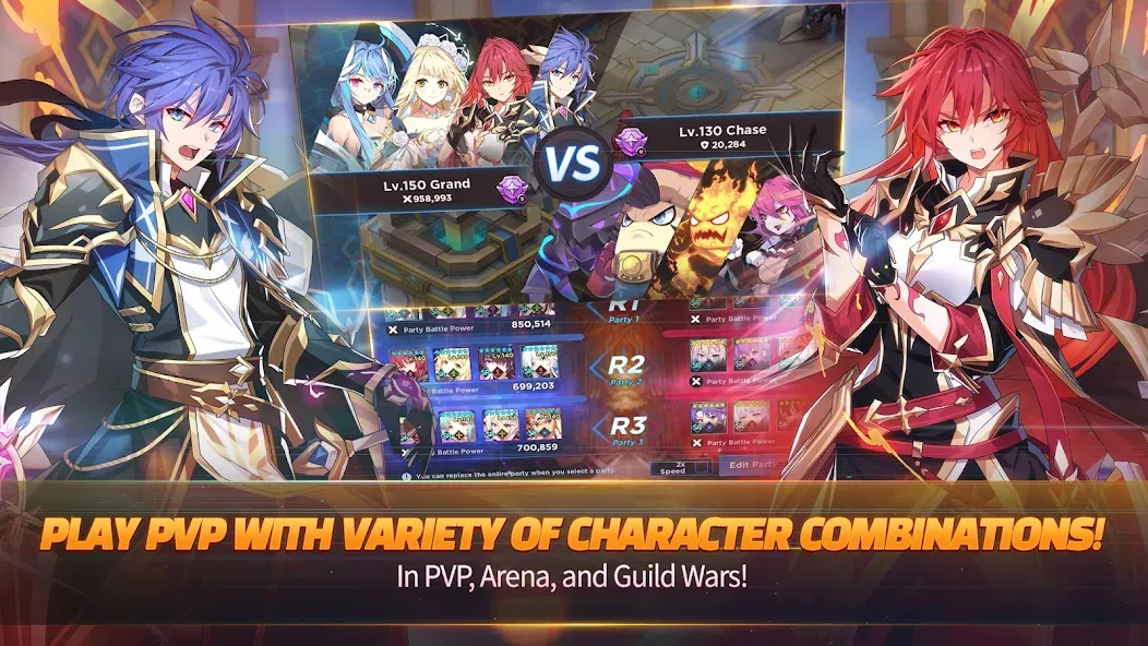 GrandChase (ГрандЧейс) [МОД: Бесконечные деньги, Монеты и Мега MOD] Screenshot 5