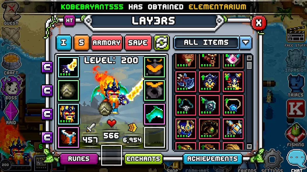 Bit Heroes Quest: Pixel RPG (Бит Хероес Квест) [МОД: Все открыто, Дополнительные деньги и Меню MOD] Screenshot 3