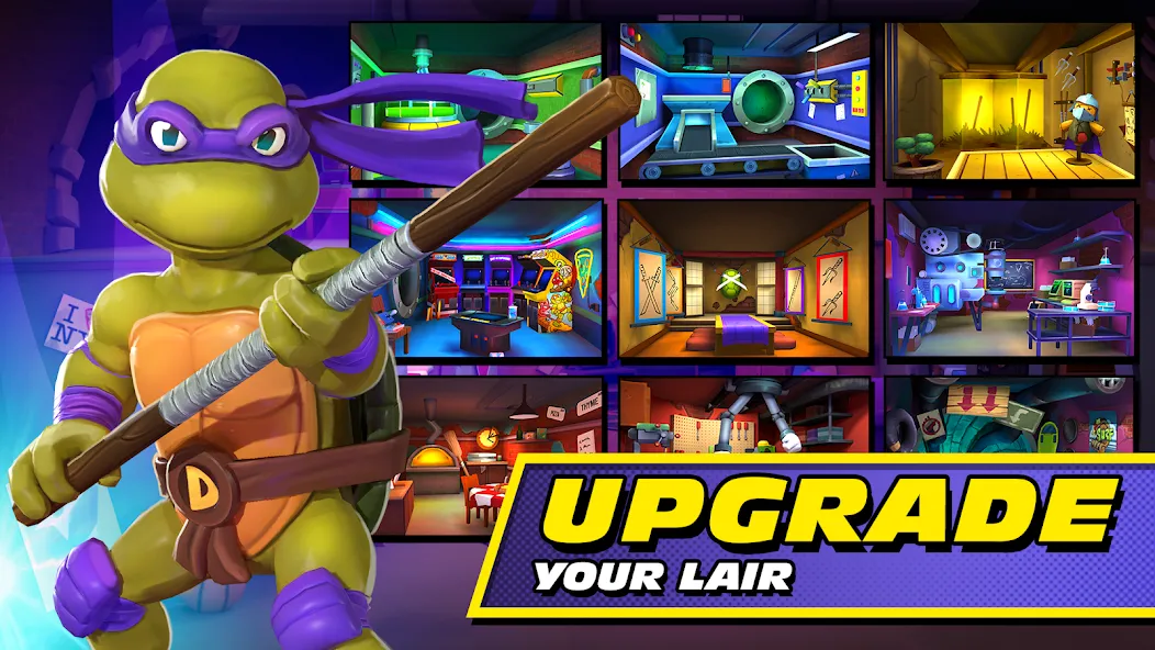 TMNT: Mutant Madness (ТМНТ) [МОД: Все открыто, Дополнительные деньги и Меню MOD] Screenshot 3