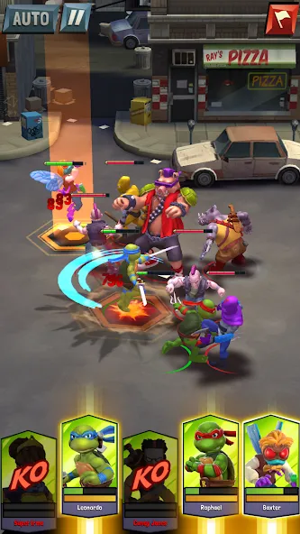 TMNT: Mutant Madness (ТМНТ) [МОД: Все открыто, Дополнительные деньги и Меню MOD] Screenshot 5
