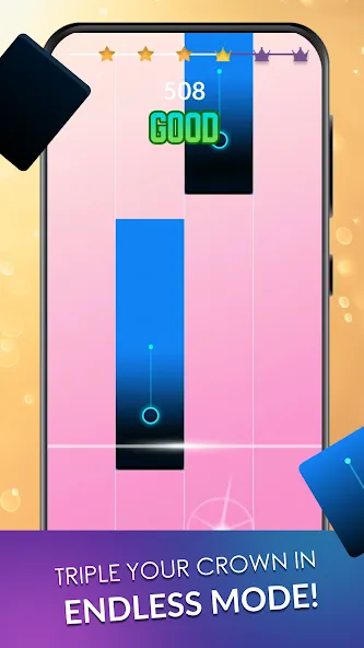 Piano Dream: Tap Piano Tiles 3 (Пиано Дрим) [МОД: Много монет, Открытые уровни и Мега MOD] Screenshot 2