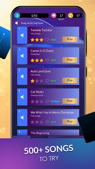 Piano Dream: Tap Piano Tiles 3 (Пиано Дрим) [МОД: Много монет, Открытые уровни и Мега MOD] Screenshot 3