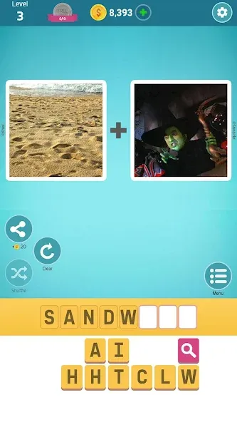 Pictoword: Fun Brain Word Game (Пиктоворд) [МОД: Все открыто, Дополнительные деньги и Меню MOD] Screenshot 1