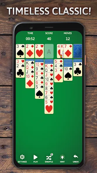 Solitaire Classic Era Games [МОД: Бесконечные деньги, Монеты и Мега MOD] Screenshot 1