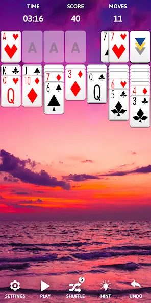 Solitaire Classic Era Games [МОД: Бесконечные деньги, Монеты и Мега MOD] Screenshot 5