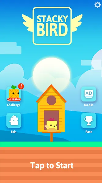 Stacky Bird: Fun Egg Dash Game (тэки птица) [МОД: Много денег, Монет и Все открыто] Screenshot 1