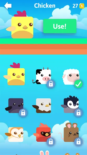 Stacky Bird: Fun Egg Dash Game (тэки птица) [МОД: Много денег, Монет и Все открыто] Screenshot 4