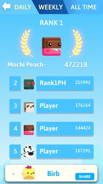 Stacky Bird: Fun Egg Dash Game (тэки птица) [МОД: Много денег, Монет и Все открыто] Screenshot 5