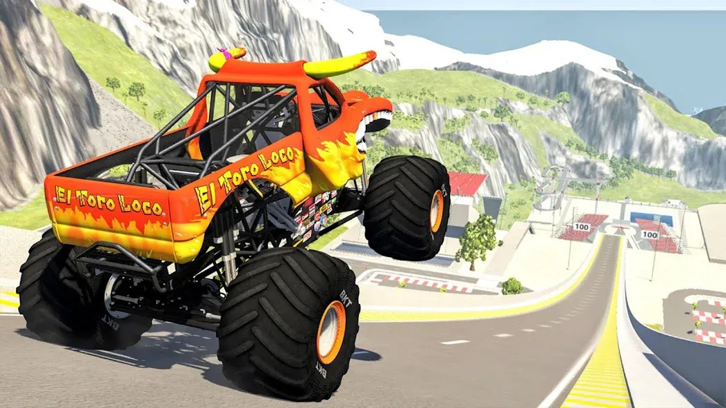 Realistic Car Crash Simulator (Реалистичный симулятор автокатастроф) [МОД: Много монет, Открытые уровни и Мега MOD] Screenshot 1