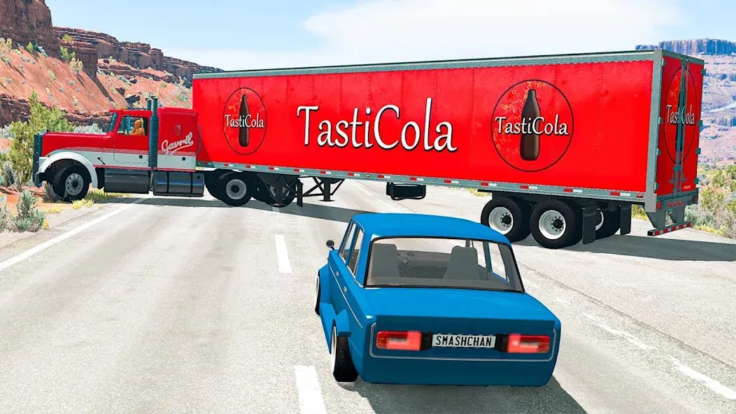 Realistic Car Crash Simulator (Реалистичный симулятор автокатастроф) [МОД: Много монет, Открытые уровни и Мега MOD] Screenshot 3
