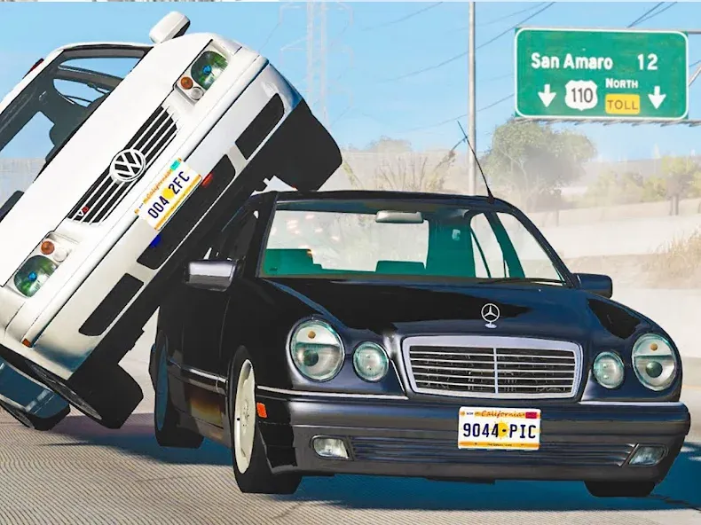 Realistic Car Crash Simulator (Реалистичный симулятор автокатастроф) [МОД: Много монет, Открытые уровни и Мега MOD] Screenshot 5