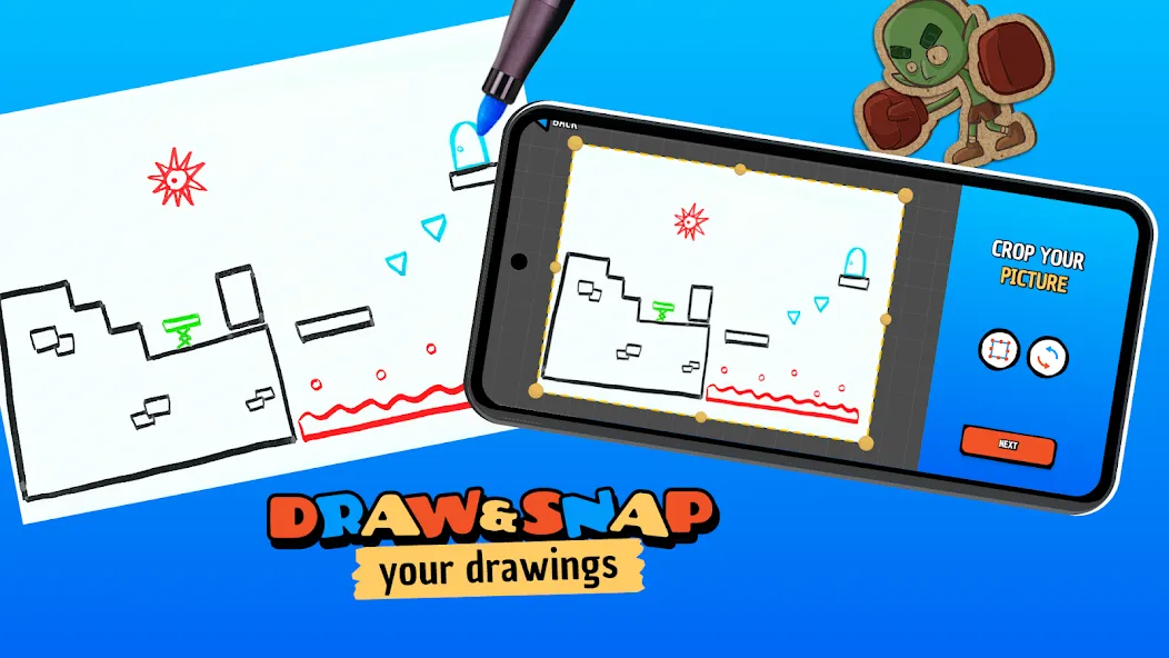 Draw Your Game Infinite [МОД: Меню, Бесконечные монеты и Открытые уровни] Screenshot 2