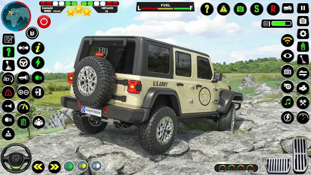 Army Truck Transporter Game 3D [МОД: Меню, Бесконечные монеты и Открытые уровни] Screenshot 1