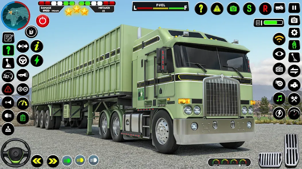 Army Truck Transporter Game 3D [МОД: Меню, Бесконечные монеты и Открытые уровни] Screenshot 5
