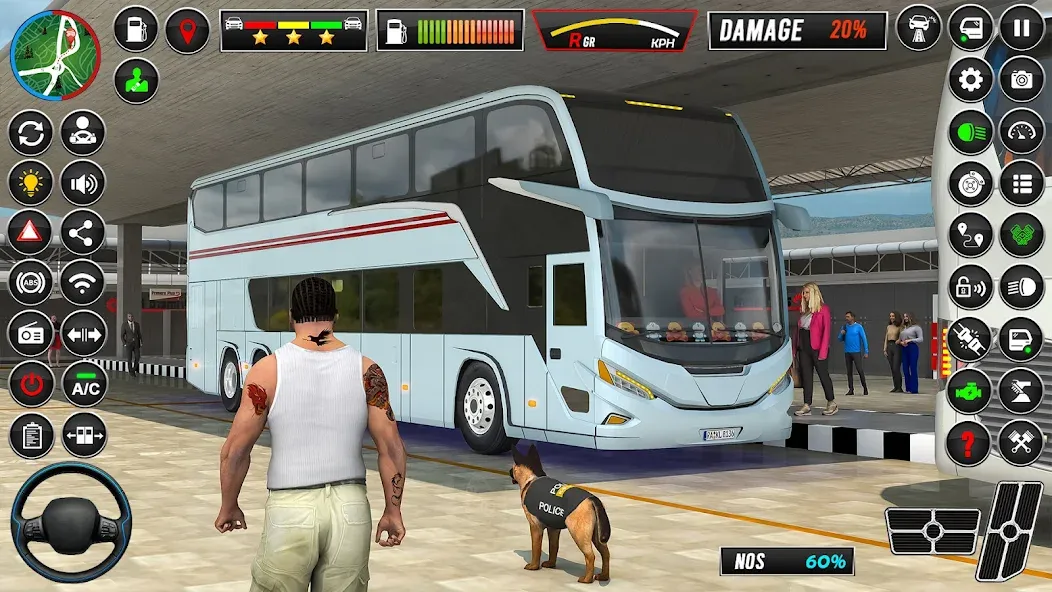 City Coach Bus Driver Games 3D [МОД: Много денег, Монет и Все открыто] Screenshot 3
