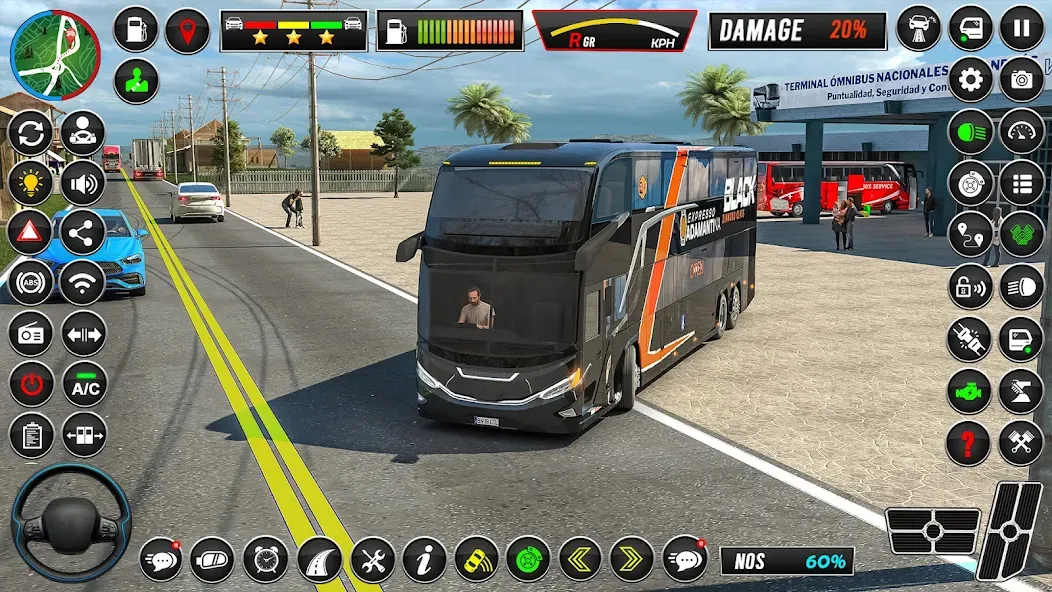 City Coach Bus Driver Games 3D [МОД: Много денег, Монет и Все открыто] Screenshot 4