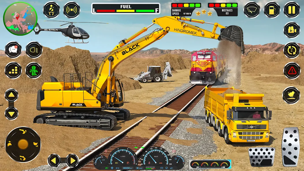Real JCB Construction Games 3D [МОД: Меню, Бесконечные монеты и Открытые уровни] Screenshot 2