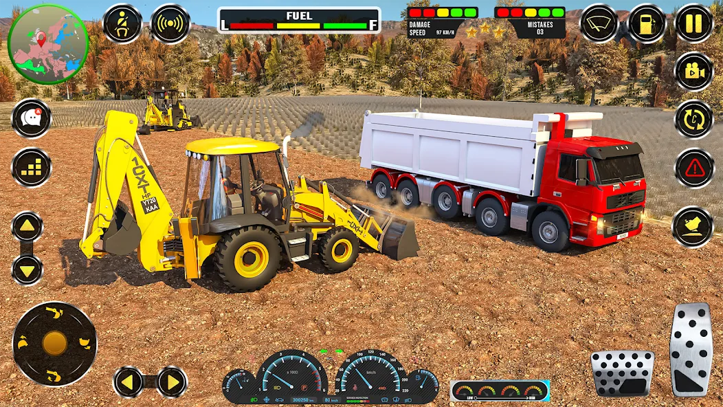 Real JCB Construction Games 3D [МОД: Меню, Бесконечные монеты и Открытые уровни] Screenshot 3