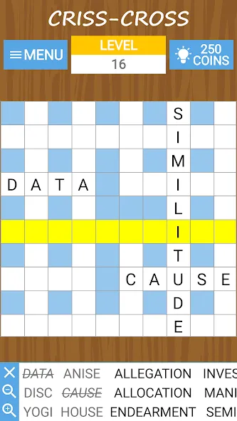 Word search, criss-cross, etc [МОД: Меню, Бесконечные монеты и Открытые уровни] Screenshot 4
