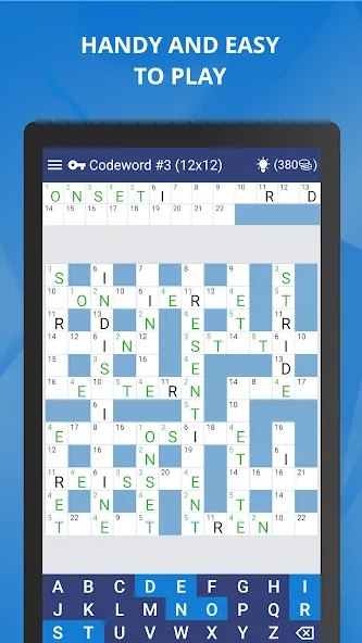 Keywords — Codeword Puzzle [МОД: Бесконечные деньги, Монеты и Мега MOD] Screenshot 1