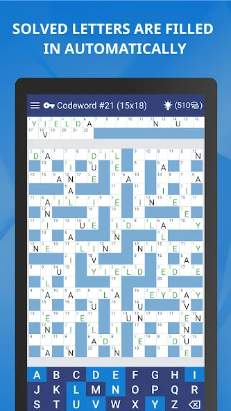 Keywords — Codeword Puzzle [МОД: Бесконечные деньги, Монеты и Мега MOD] Screenshot 4