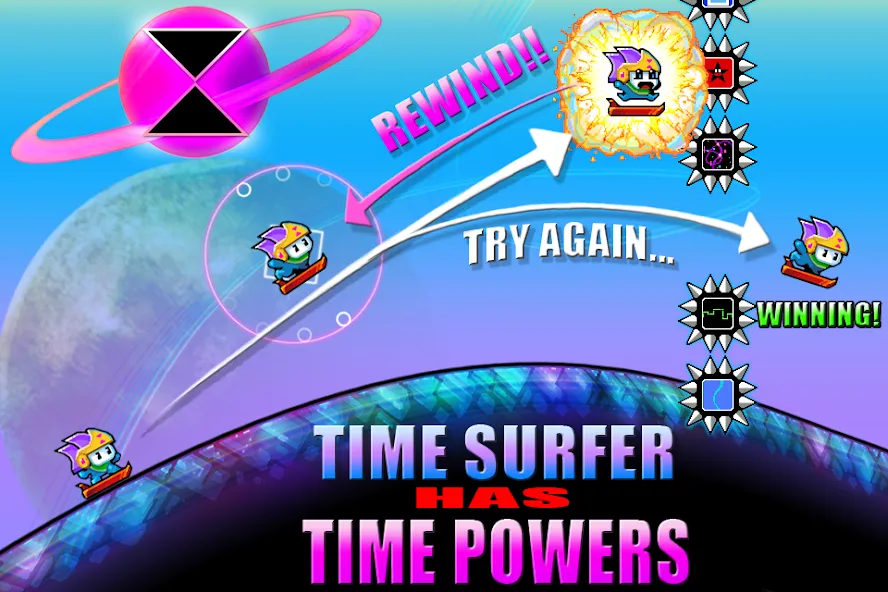 Time Surfer (Тайм Серфер) [МОД: Деньги, Монеты и Меню MOD] Screenshot 2