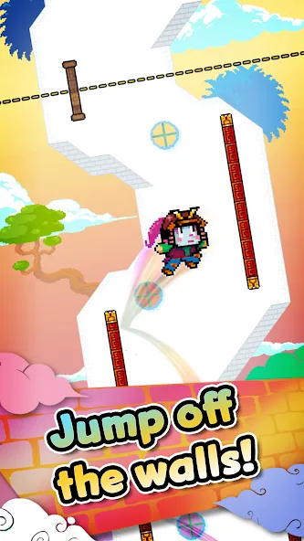 Wall Kickers (Уолл Кикерс) [МОД: Меню, Бесконечные монеты и Открытые уровни] Screenshot 1
