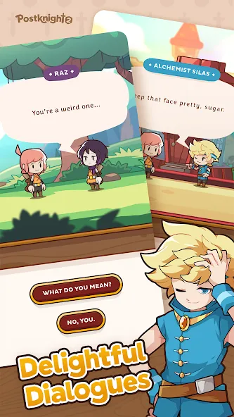Postknight 2 (Пострыцарь 2) [МОД: Меню, Бесконечные монеты и Открытые уровни] Screenshot 3