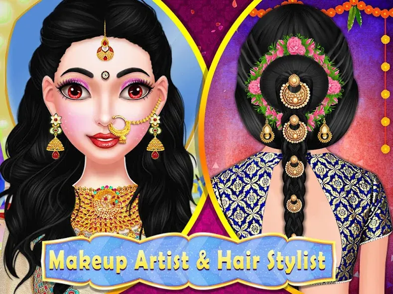 Wedding Fashion Indian 2024 (Стилист моды индийской свадьбы) [МОД: Деньги, Монеты и Меню MOD] Screenshot 3